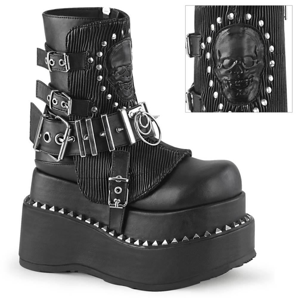 DemoniaCult - BEAR150 Platform Boots - Black Product image